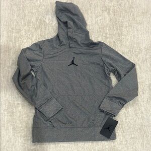 Gray Jordan Hoodie Youth Medium NWT